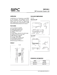 Datasheet SM5128A1 manufacturer NPC