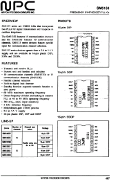 Datasheet SM5133DS manufacturer NPC