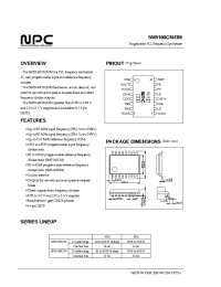 Datasheet SM5160C/D manufacturer NPC
