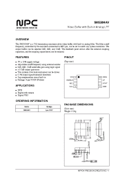 Datasheet SM5304AV manufacturer NPC