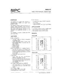 Datasheet SM5841D manufacturer NPC