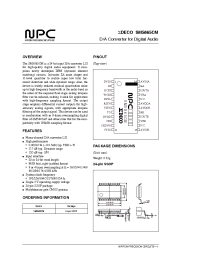 Datasheet SM5865A manufacturer NPC