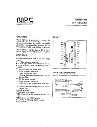 Datasheet SM5874AM manufacturer NPC