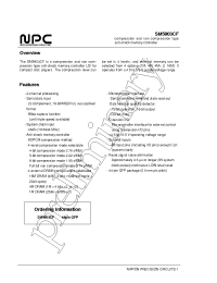 Datasheet SM5903CF manufacturer NPC