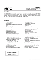 Datasheet SM5904BF manufacturer NPC