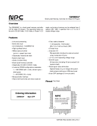 Datasheet SM5906AF manufacturer NPC