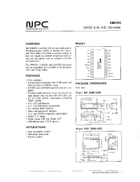 Datasheet SM6103 manufacturer NPC