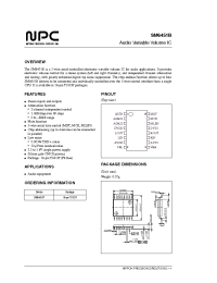 Datasheet SM6451B manufacturer NPC