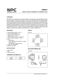 Datasheet SM6802AB manufacturer NPC