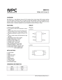 Datasheet SM8121A manufacturer NPC