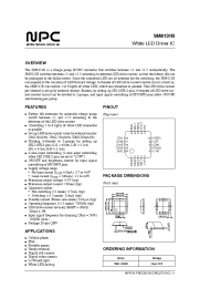 Datasheet SM8131B00B manufacturer NPC