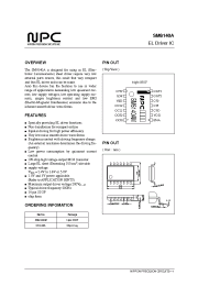 Datasheet SM8140A manufacturer NPC