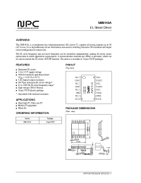 Datasheet SM8143A manufacturer NPC