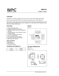 Datasheet SM8145AB manufacturer NPC