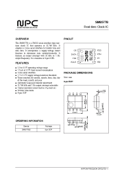 Datasheet SM8577B manufacturer NPC