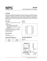 Datasheet SM8706B manufacturer NPC