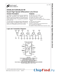 Datasheet 26LS31 manufacturer National Semiconductor