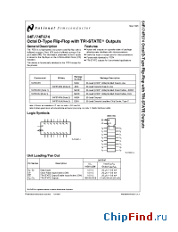 Datasheet 54ABT574E-QML manufacturer National Semiconductor