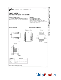Datasheet 54AC378DCQB manufacturer National Semiconductor