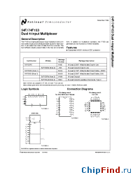Datasheet 54F153 manufacturer National Semiconductor