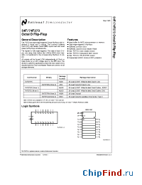 Datasheet 54F273 manufacturer National Semiconductor