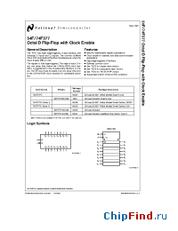Datasheet 54F377 manufacturer National Semiconductor