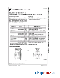 Datasheet 54F541FM manufacturer National Semiconductor