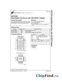 Datasheet 54FCT241DMQB manufacturer National Semiconductor