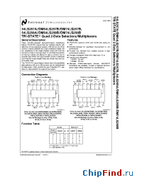 Datasheet 54LS257A manufacturer National Semiconductor