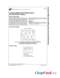 Datasheet 54LS367ALMQB manufacturer National Semiconductor