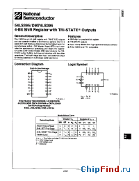 Datasheet 54LS395DMQB manufacturer National Semiconductor