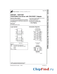 Datasheet 5962-87551012A manufacturer National Semiconductor
