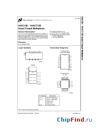 Datasheet 5962-8875501FA manufacturer National Semiconductor