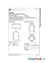 Datasheet 5962-9220101M2A manufacturer National Semiconductor