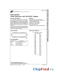 Datasheet 5962-9562001QXA manufacturer National Semiconductor