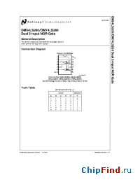 Datasheet 74260 manufacturer National Semiconductor