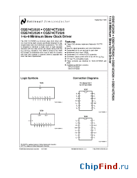 Datasheet 74C2525 manufacturer National Semiconductor