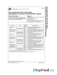 Datasheet 74F240PC manufacturer National Semiconductor