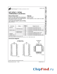 Datasheet 74F827SPC manufacturer National Semiconductor
