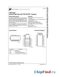 Datasheet 74FCT534 manufacturer National Semiconductor