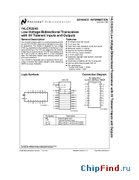 Datasheet 74LCX2245 manufacturer National Semiconductor