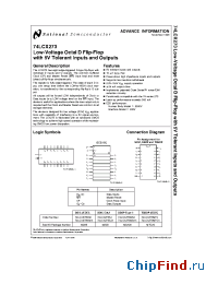 Datasheet 74LCX273MTC manufacturer National Semiconductor