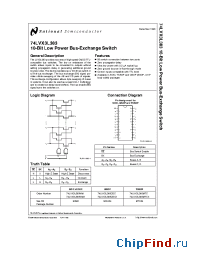 Datasheet 74LVX3L383MTC manufacturer National Semiconductor