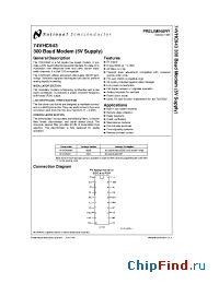 Datasheet 74VHC943N manufacturer National Semiconductor