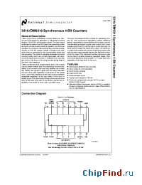 Datasheet 9316 manufacturer National Semiconductor