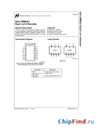 Datasheet 9321DMQB manufacturer National Semiconductor