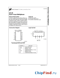 Datasheet 93L09 manufacturer National Semiconductor