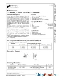 Datasheet ADC102S021 manufacturer National Semiconductor