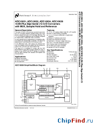 Datasheet ADC10832 manufacturer National Semiconductor