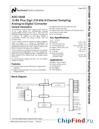 Datasheet ADC12048CI производства National Semiconductor